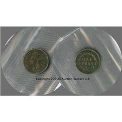 1859 Indian Cent XF detail; Lt corrosion but attractive one-year type! XF retail $125