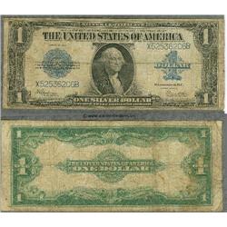 $1 Large size silver certificate 1923; Nice circulated note