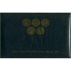 1984 Olympic Bus token set 24-pcs complete in case; unopened!