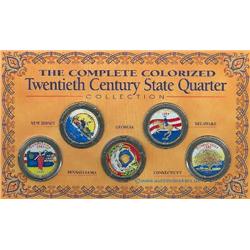 1999 Colorized state quarter set; In custom case