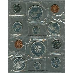 1964 Canada prooflike set; Beautiful set with over an ounce of silver weight alone!