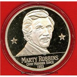 Marty Robbins 1 oz silver commemorative round; for the country legends series