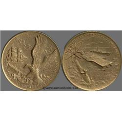 Large US NAVY commemorative medal; 1975 bicentennial issue!