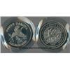 Limited edition South Dakota Pheasant medallion; Struck with 1 oz .999 fine silver