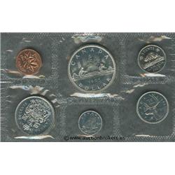 1965 Canada prooflike set; Beautiful set with over an ounce of silver weight alone!