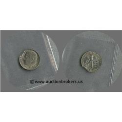 1970-D Dime on clipped planchet BU; Nice!