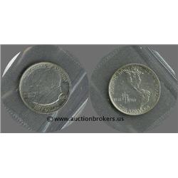 Monroe Doctrine commem half AU detail; Nice but cleaned