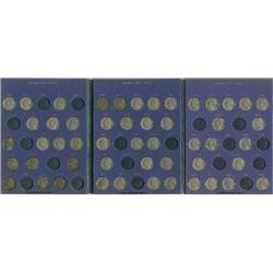 51 jefferson Nickels in shoeline album 1938-63; Great start, includes several warnickels