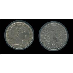 1912-S Barber Half XF details; Minor flaws but very high grade for type, trends $140 in XF