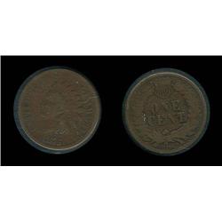 1875 Indian Cent Good; Another tougher date