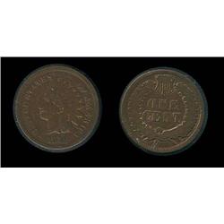 1878 Indian Cent G/VG; Solid scarce coin trends $45