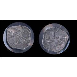 Bolivia 4 reales 17th century; Issued somewhere in the 1620's, nice 1/2 cob!