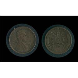 1909-S Lincoln Cent VF detail scarce!; Trends $175