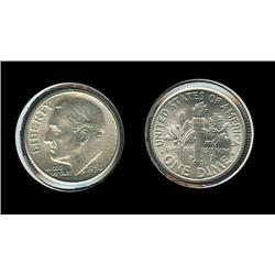 1950-S Roosevelt Dime Choice BU SEMI-KEY; Another very tough date, $37 retail