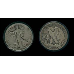 1923-S Walking Liberty Half Nice Fine; Nice for grade,F trend $25, VF $75