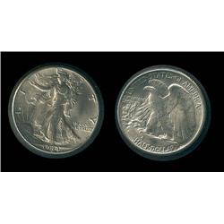 1944 Walking Liberty Half Choice BU; Beauty, nice toning!