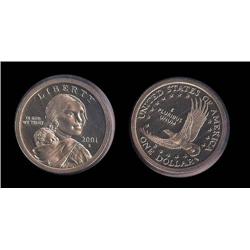 2001-S Proof Sacajewea Dollar HOT!!!; One of the hottest coins on the market!!! Dealers are paying $