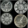 Image 1 : Mexico 2004 1 and 2-ounce Libertads Silver; Choice BU set