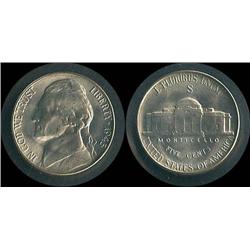 1945-S Jefferson War Nickel Very Choice-Gem BU; Lovely quality, last year of the wartime silver seri