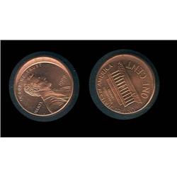1999 BU Lincoln Cent Off-Center; Nice dated piece!