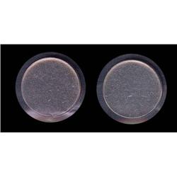 Blank planchet clad dime; Center layer visible!