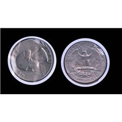 1966  Clad quarter w/clip; Good sized clip!