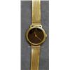 Image 1 : 14 K YELLOW GOLD LADIES ETERNA WATCH WITH BLACK FACE. 30.5 GRAMS.