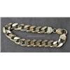 Image 1 : STERLING SILVER MEN'S CURB STYLE BRACELET. 35.6 GRAMS.
