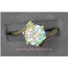 Image 1 : 14 K YELLOW GOLD LADIES GEMSTONE RING SET WITH A ROUND BRILLIANT CUT  MOONSTONE APPROXIMATELY 1 CT, 