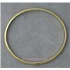 Image 1 : 10 K YELLOW GOLD LADIES HINGE STYLE BANGLE BRACELET WITH ENGRAVED DECORATION. 4.6 GRAMS.
