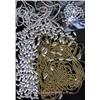 Image 1 : COLLECTION OF LOOSE BEADS INCLUDING GOLD BALL BEADS, TEARDROP FAUX PEARL BEADS, AND FAUX SEED PEARLS