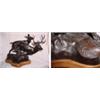 Image 1 : RUSTY PHELPS BRONZE 7 OF 15 SIGNED ORIGINAL BUCK AND DOE 12" HIGH BY 16" WIDE ESTIMATED VALUE $3,600