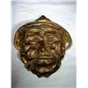 Image 1 : BRASS FIGURAL DEPICTING THE DUNHILL PIPE SMOKER. 6" X 5".