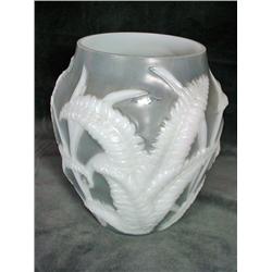 PHOENIX FERN 7 INCH VASE IN GRAY AND WHITE