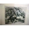 Image 1 : RARE LITHO BY CHARLES M. CAPPS "BE IT EVER SO HUMBLE" 5 1/2" BY 6 1/2 " ESTIMATED VALUE $1,600.