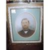 Image 1 : FRAMED AND MATTED PORTRAIT OF MAN FROM CIVIL WAR ERA 31.5' X 26.5"