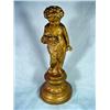 Image 1 : CHALKWARE CHERUB FIGURINE. 15".