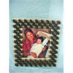 TRAMP ART FRAME 17"X13"