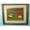 Image 1 : FRAMED AND MATTED OIL ON CANVAS STILL LIFE BY MICHAEL SANFRATELLO. 17" X 19"