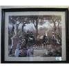 Image 1 : FRAMED VICTORIAN LITHOGRAPH R. LE BRON. 29' X 34".