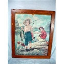 FRANCES TIPTON HUNTER POSTER (WATER DAMAGE SHOWS) 23" X 18.5".