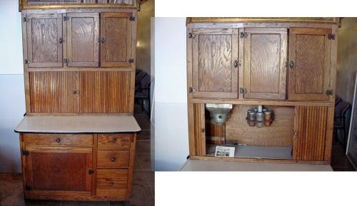 Hoosier Cabinet 71 X 40 X 28 Complete With Spic Rack