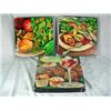 Image 1 : SERIES OF THREE OIL PAINTING ON WOOD BOARD SIGNED S. NELSON DEPICTING FOOD. 11" X 11".