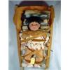 Image 1 : AUTHENTIC NAVAJO PAPOOSE INCLUDING NATIVE AMERICAN DOLL IN INDIAN DRESS. PAPOOSE IS MADE WITH PINE A
