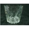 Image 1 : ANTIQUE CUT CRYSTAL ICE BUCKET. 5.5" X 6".