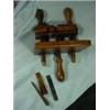 Image 1 : ANTIQUE OAK PLANE AND CLAMP