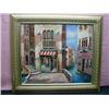 Image 1 : OIL ON CANVAS OF VENICE 21" BY 24"