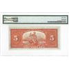 Image 2 : 1935 $5 Bank of Canada Note PMG 63
