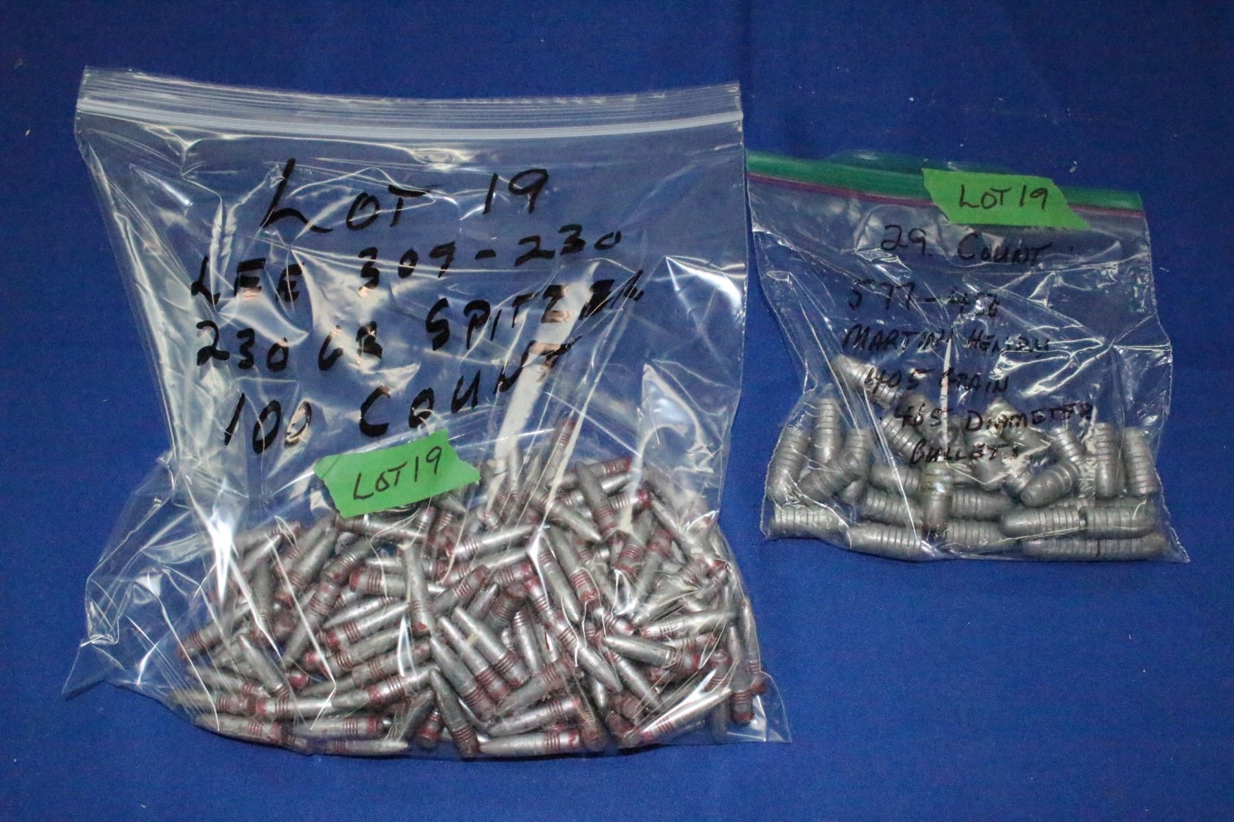 Bullets Spitzer, 230 gr., Lee 309 320 Mold (29 count) & 477 450