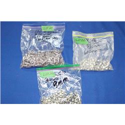 Bullets:  358, 92 gr. (60 count); 356 Sized 9mm (70 count) & 270 Winchester, .278, 130 gr. (100 coun